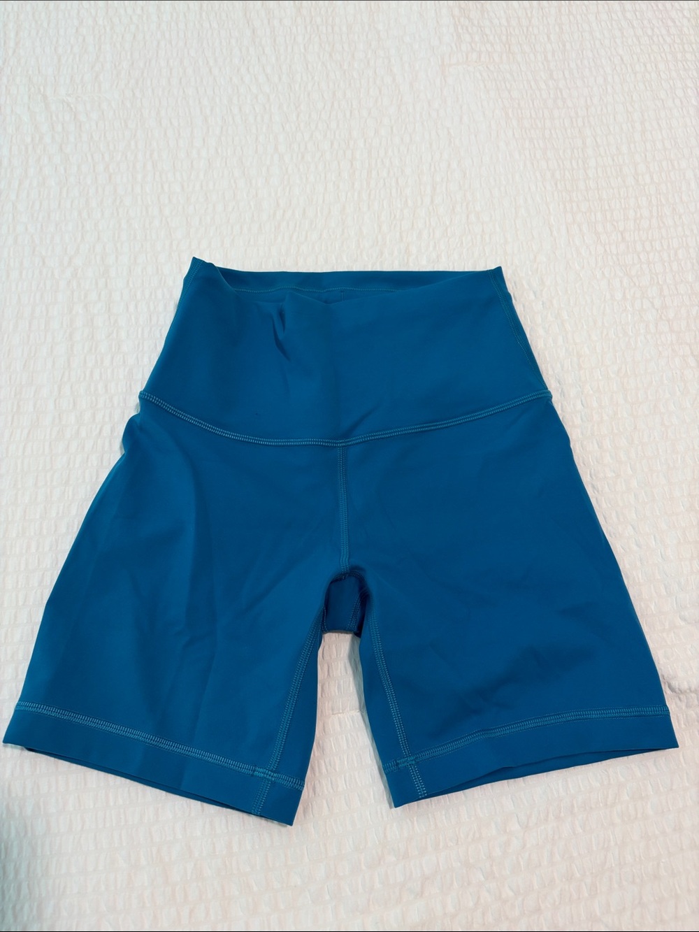 lululemon athletica High-Rise Deep Teal Bike Shorts